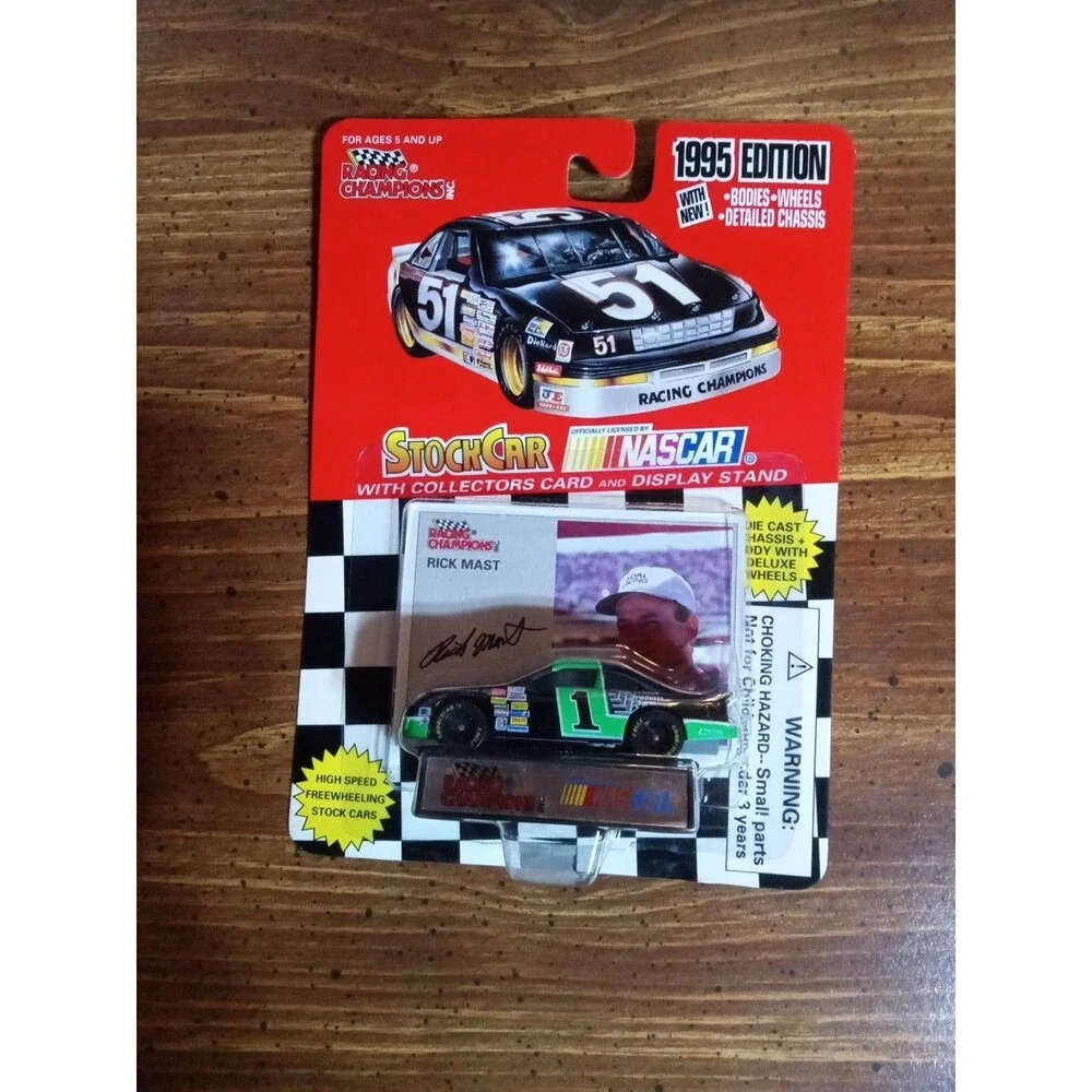 1995 Racing Champions 1:64 #1 Rick Mast PPR Ford NASCAR Diecast Unopened